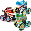 Lot de 3 Camions Monstres | Voitures Lumineuses à Activation Press & Go pour Tout-Petits King of Toys