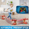Voiture-robot transformable télécommandée | Voiture de police RC avec transformation à un bouton, lumière clignotante et rotation à 360° pour enfants King of Toys