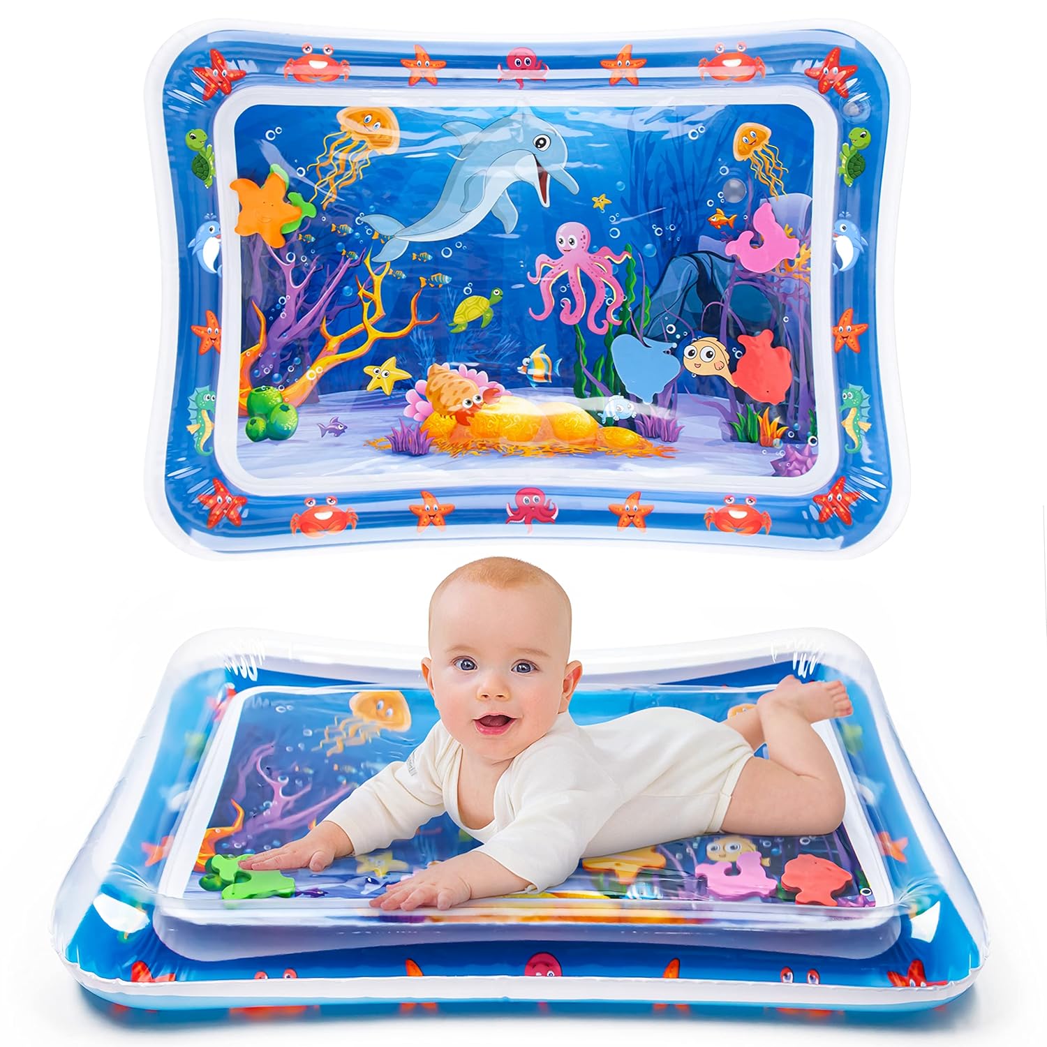 FunKids | Tapis de Jeu Aquatique Gonflable pour Bébés | Tout-Petits de 3 à 12 Mois De Speelgoed Koning