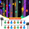 Moroccan Waterproof Solar String Lights l 11 Meters 60 LED Lamps l 8 Brightown