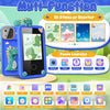 Téléphone Intelligent Dinosaure pour Enfants | Mini Téléphone Jouet avec 16 Jeux Éducatifs et Appareil Photo pour Enfants de 3 à 9 Ans King of Toys