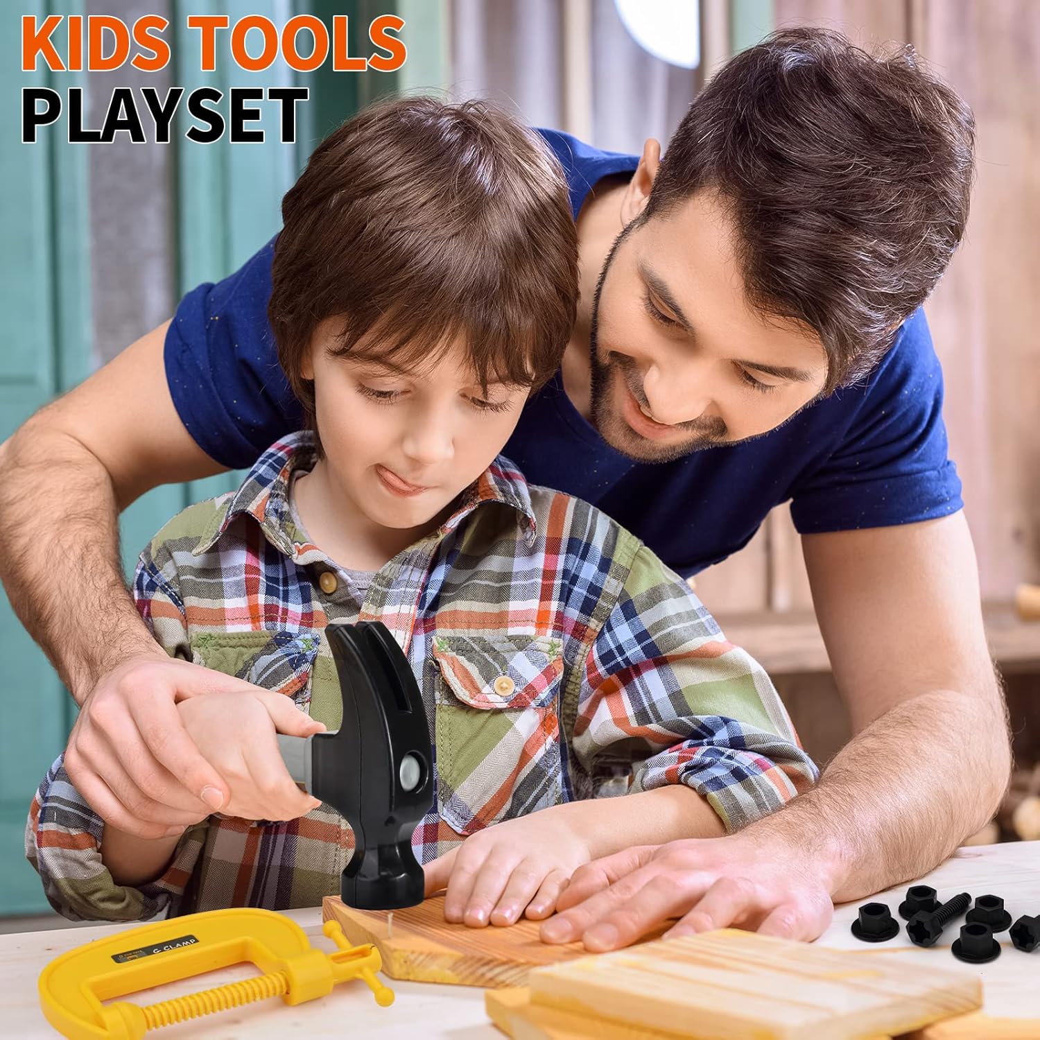 Ensemble de Perceuse Électronique avec Boîte à Outils | Jeu de Construction pour Enfants en Imitation pour Enfants de 3 à 5 Ans King of Toys