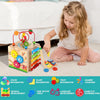 Cube d'activité en bois 8-en-1 pour bébé | Jouet Montessori d'apprentissage pour les 1-3 ans | Cadeau parfait pour un premier anniversaire King of Toys