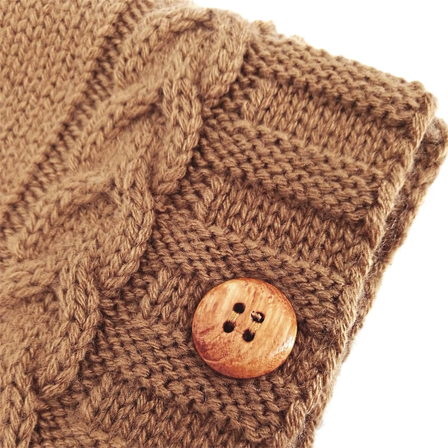 Sac de Couchage Bébé en Tricot Épais pour Nouveau-Né 0-6 Mois - Couverture d'Emmaillotage Laine avec Capuche - Cadeau de Naissance Hiver