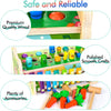 Jouet Montessori en bois avec Xylophone, Pic, Jeu de récolte de carottes, Cadeau d'activités éducatives pour les enfants de 1 à 4 ans. AmtreenOfficial