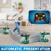 Voiture-robot transformable télécommandée | Voiture de police RC avec transformation à un bouton, lumière clignotante et rotation à 360° pour enfants King of Toys