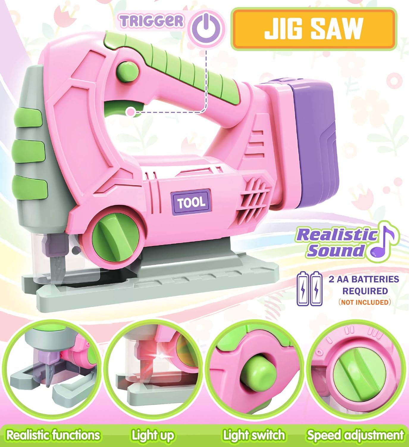 Set d'Outils pour Enfants | Outils de Construction Réalistes pour Garçons et Filles