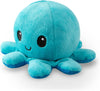 Peluche Octopus Réversible - Violet + Bleu - Mignons Animaux en Peluche Sensory Fidget Qui Montre Votre Humeur, Bleu en Colère + Violet Heureux, 10 cm De Speelgoed Koning