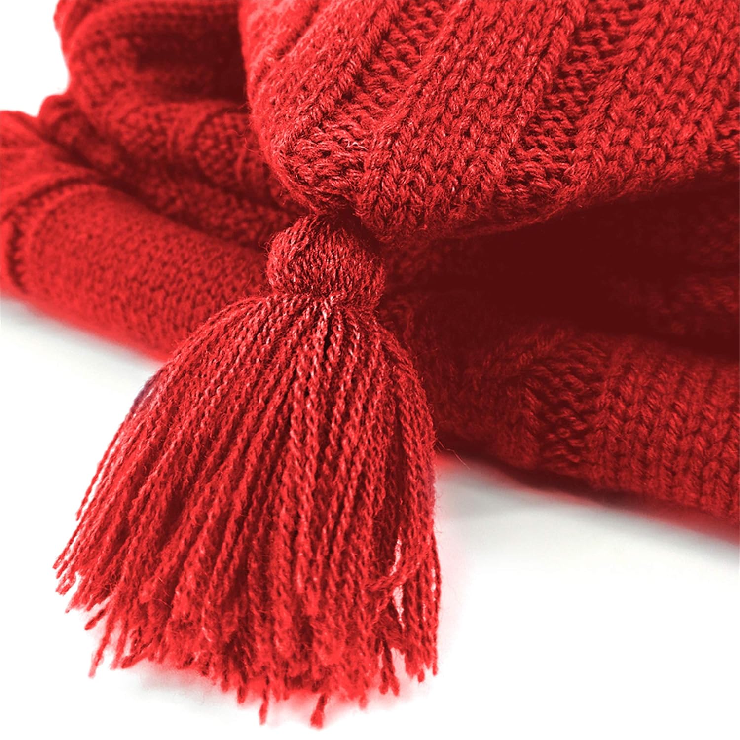 Sac de Couchage Bébé en Tricot Épais pour Nouveau-Né 0-6 Mois - Couverture d'Emmaillotage Laine avec Capuche - Cadeau de Naissance Hiver