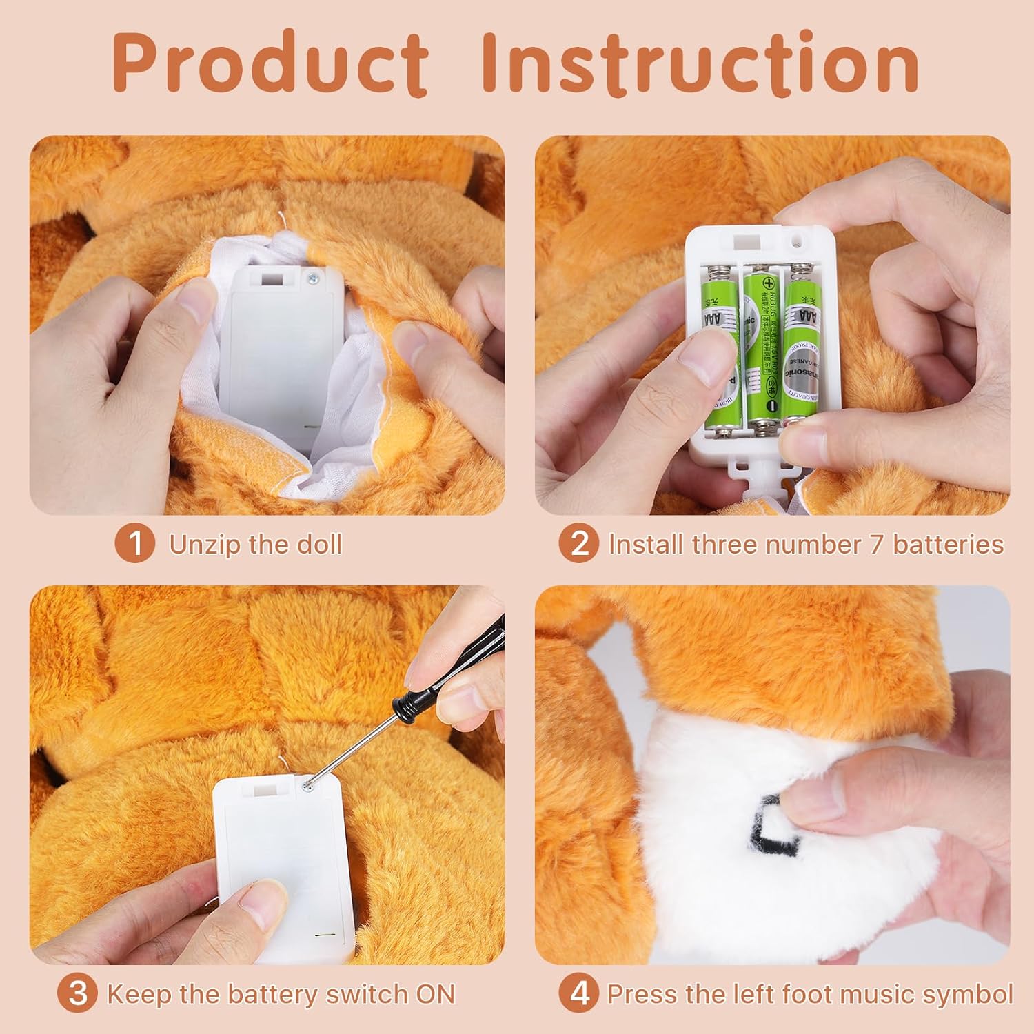 Chien En Peluche Pondérée 20 Pouces | Peluche Respirante Anti-Anxiété | Jouet de Calme pour Enfants et Adultes King of Toys