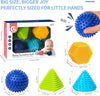 Balles Sensorielle pour Bébé | Ensemble de Balles Texturées Colorées Montessori pour Bébé de 6 à 12 Mois King of Toys