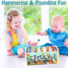 Jeu de marteau en bois Jouets Montessori l 12+ mois l Filles et garçons De Speelgoed Koning