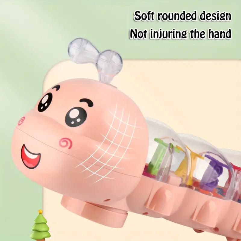 Jouet chenille rampante - avec musique et lumières l pour bébé et enfants en bas âge De Speelgoed Koning