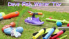 Jeu d’Arrosage 4-en-1 Base-ball & Lance-fusée pour Enfants | Jouet d’eau extérieur avec 3 jets, arroseur rotatif 360°, 3 fusées | Activité d’Été pour Jardin et Piscine