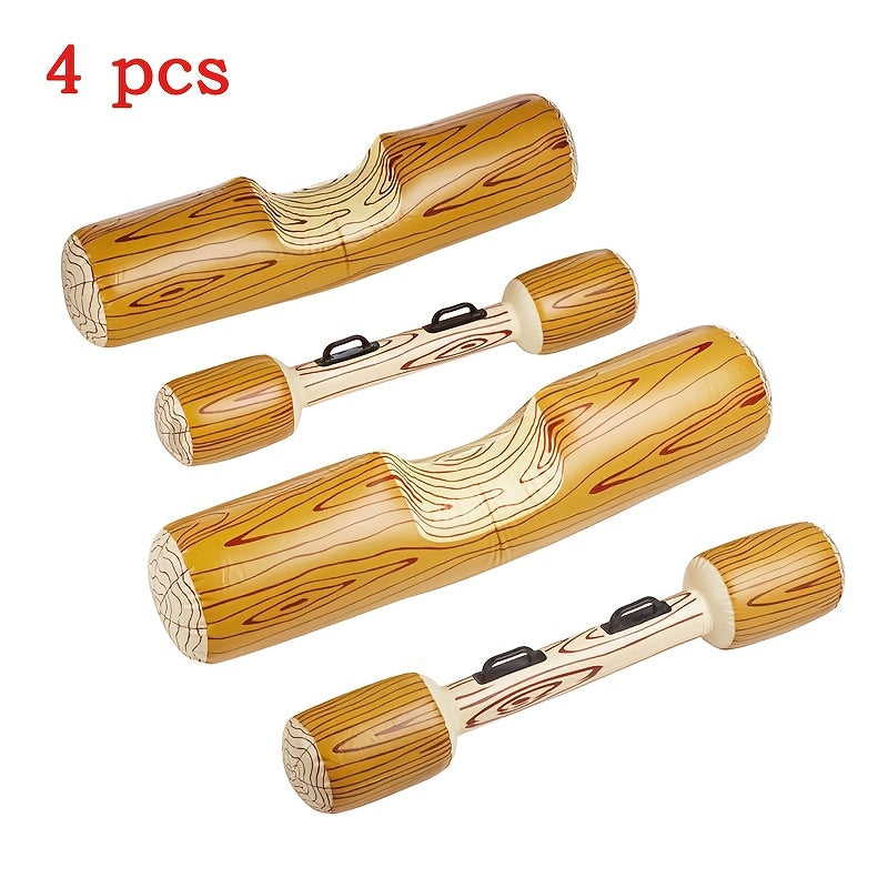 Lot de 2 Bûches Gonflables Flottantes – Jeux Aquatiques Amusants pour Adultes & Fêtes