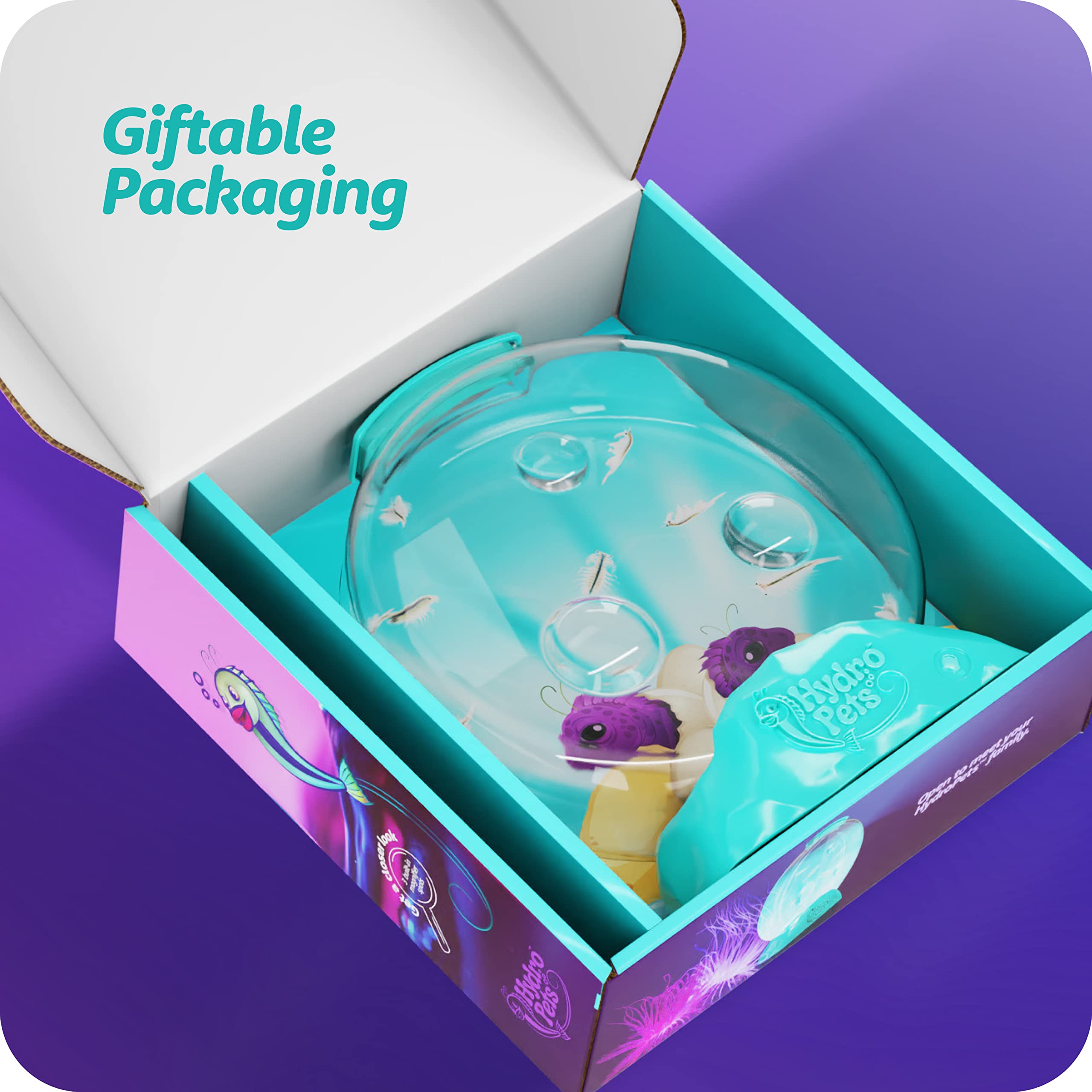 Kit Habitat HydroPets avec Lumière – Expérience Scientifique pour Enfants 6–12 Ans | Jouet Aquatique Éducatif