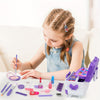 Set de Maquillage 54pcs pour Filles - Maquillage Lavable et Jouet Réaliste - Cadeau Anniversaire, Noël & Halloween King of Toys