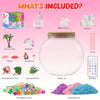 Terrarium Licorne Enchantée - Lampe LED et Jardin Magique DIY, Cadeau pour Enfants de 6 à 12 Ans King of Toys
