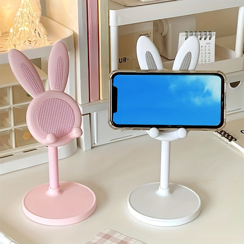 Support Téléphone Lapin Dessin Animé | Ajustable et Compatible avec Smartphones, Cadeau de Noël King of Toys