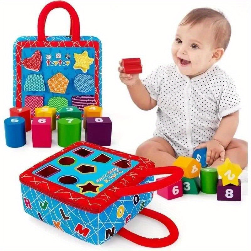 Jeu de Lancer Sac de Fèves – Thème Animaux de la Ferme avec Lettres & Chiffres | Jouet Sensoriel Éducatif