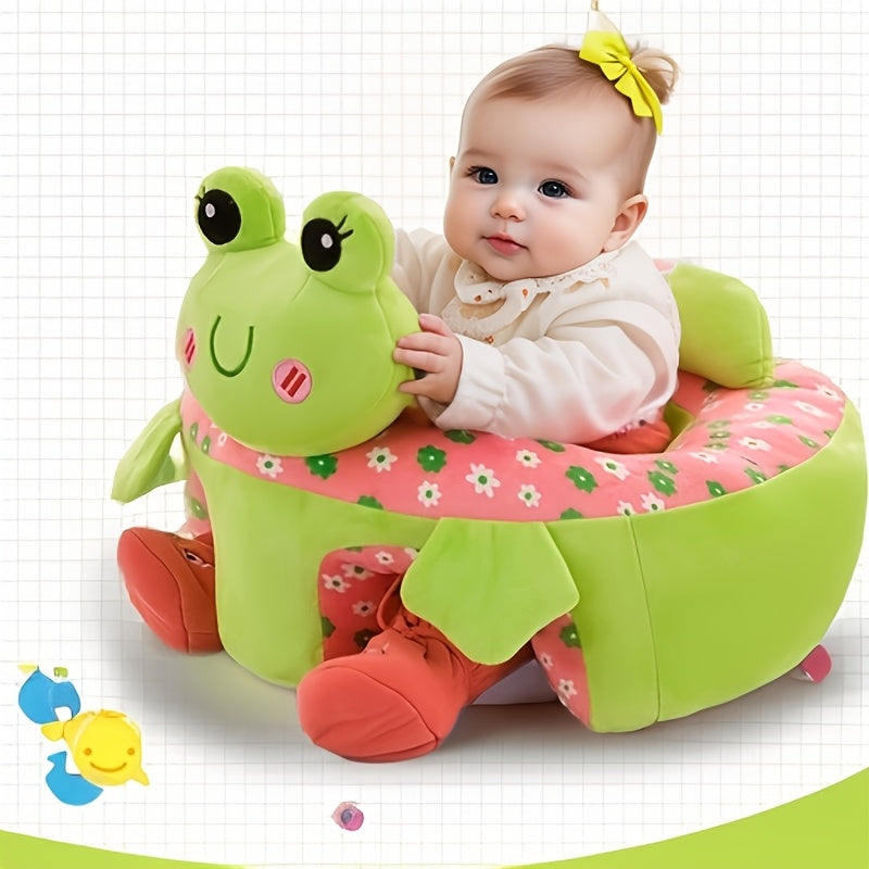 Siège de Soutien Éléphant en Peluche pour Bébé 4 Mois et Plus - Fauteuil d'Apprentissage Doux et Sécurisé pour Tout-Petit Garçon Fille