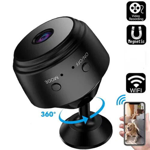 Mini caméra A9 avec surveillance WiFi pour animaux de compagnie l Chien et chat De Speelgoed Koning