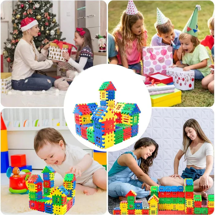 Blocs de construction gaufrés pour enfants - Jouets à partir de 2 ans, clics toys Speelgoed Koning