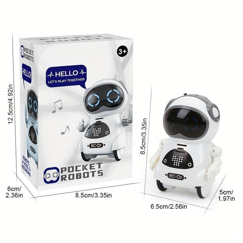 Mini Robot RC Interactif - Parlant, chantant, dansant, racontant des histoires Robot Télécommandé pour Enfants King of Toys