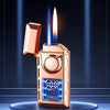 Briquet Multi-Fonction à Double Flamme avec Lumières Colorées King of Toys