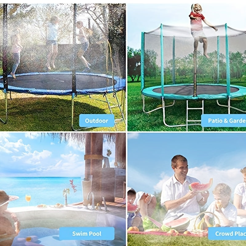 Système d'Arrosage pour Trampoline | Rafraîchisseur Extérieur avec Tuyau en PVC et Buses