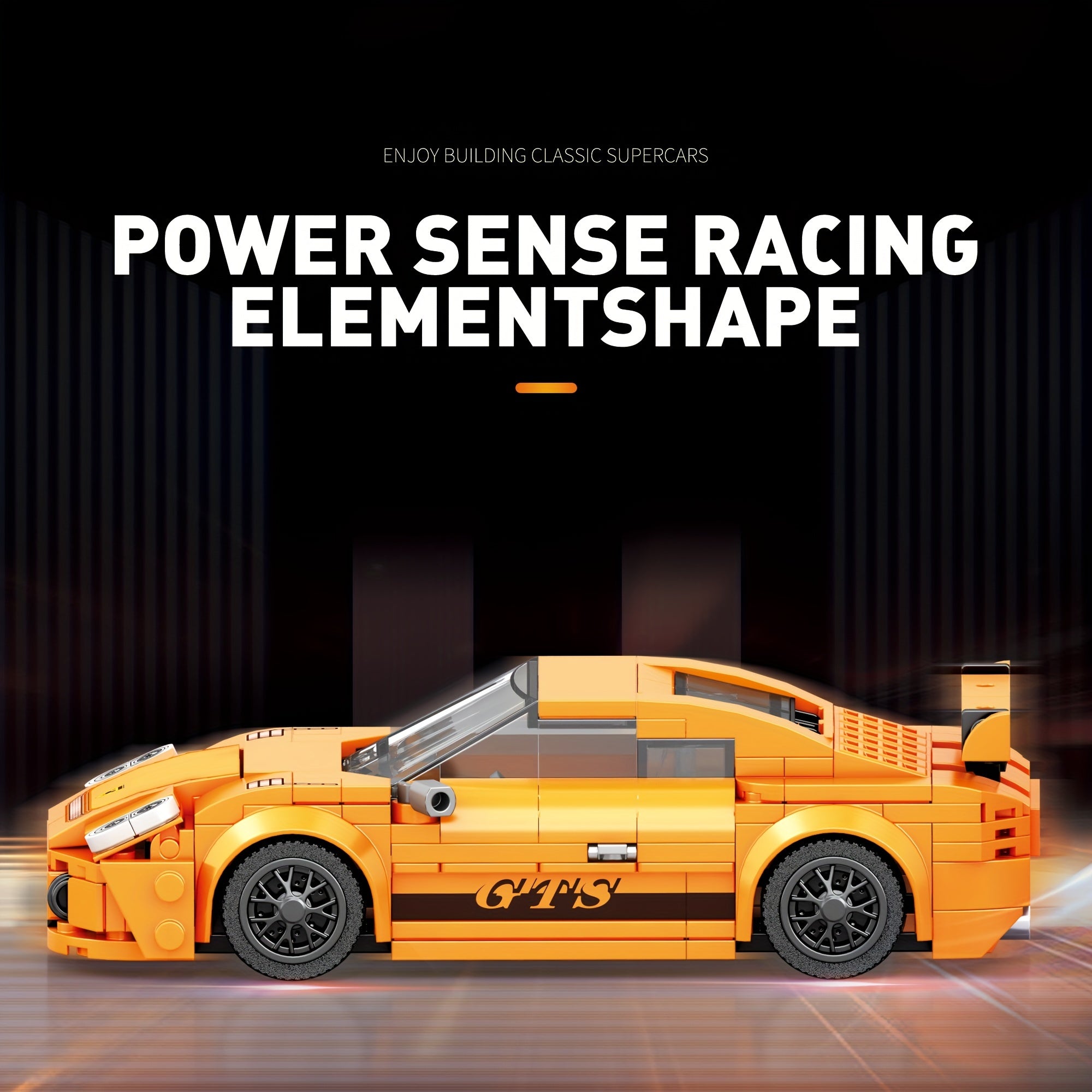 338pcs Blocs de Construction Voiture de Course DIY, Cadeau Noël King of Toys