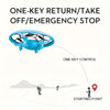 Mini drone soucoupe volante avec lumières cool | Vitesse réglable (Haute/Moyenne/Basse), Flip 360°, drone pour enfants et adultes King of Toys
