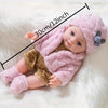 Poupée Reborn 30cm/12 pouces - Poupée Bébé Réaliste avec Bonnet, Chaussettes et Sucette - Cadeau de Festival King of Toys