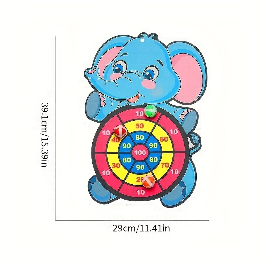 Jeu de fléchettes pour enfants avec motifs animaliers | Cible magnétique sécurisée King of Toys