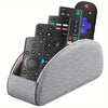 Porte-télécommande en cuir PU luxueux | Boîte de rangement à 5 compartiments avec design esthétique pour la décoration de pièce King of Toys