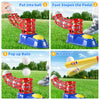 Set de Baseball 2 en 1 avec 10 Balles – Jeu Sportif d’Extérieur pour Enfants, Idée Cadeau Noël & Pâques