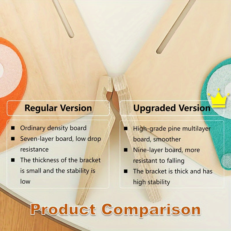Tableau d'Apprentissage Mathématique en Bois Montessori pour Enfants 3 Ans et Plus - Outil Éducatif pour Apprendre à Compter, Additionner et Soustraire