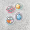 Lot de 4 Jouets de Bain Bébé Flottants | Stimule les Sens avec Anneaux Texturés & Bulles Colorées | Amusant et Sûr pour Bébés 4+ Mois King of Toys