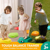 Lot de 5 tapis d’équilibre tortue | Tapis de saut parcours d’obstacles pour enfants 3+ ans, jeu intérieur et extérieur King of Toys