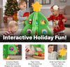 Jouet Sapin de Noël Interactif | Ornements en Plastique Colorés Montessori avec Train pour Tout-Petits de 1+ Ans King of Toys