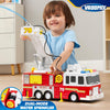 Jouet Camion de Pompiers Extra Large | Échelle de 33 Pouces avec Lumières & Sirènes Réalistes | Camion de Pompiers pour Enfants 3+ | Cadeau de Noël et Anniversaire King of Toys