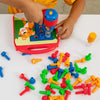 Educational Insights Design & Drill ABC et 123 - 90 Pièces avec Jeu de Perceuse Électrique, Essentiel pour les Classes de Maternelle et de Jardin d’Enfants, Âge 3+ King of Toys