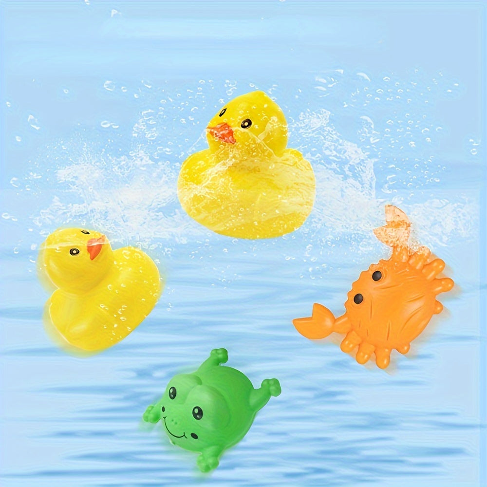 Jouet de Bain avec Filet de Pêche Amusant | Ensemble d'Animaux de Bain et Jouet de Pêche pour Baignoire King of Toys