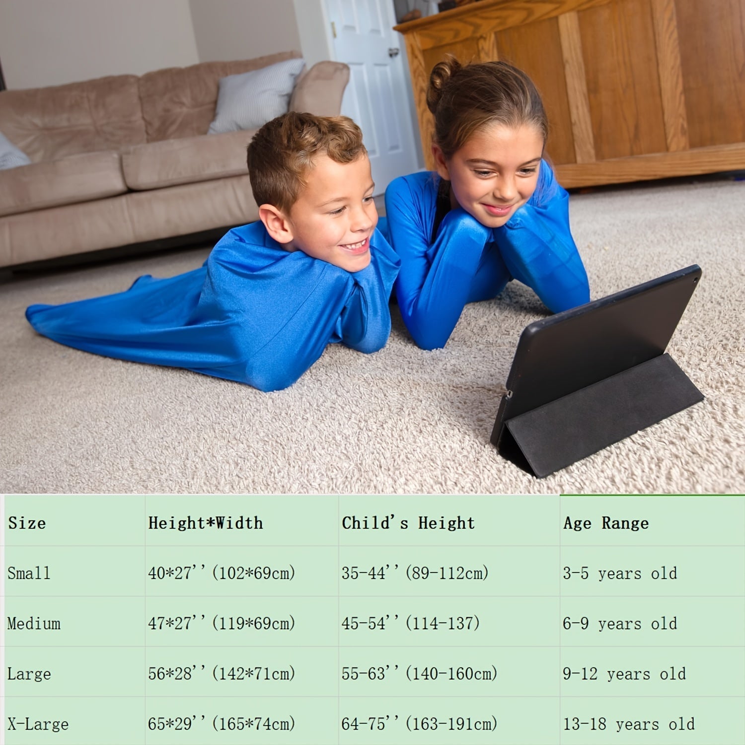 Chaussettes Dynamiques Sensorielles pour Enfants - Sac de Couchage à Mouvements Dynamiques - Cadeau pour Noël, Halloween & Eid Mubarak King of Toys