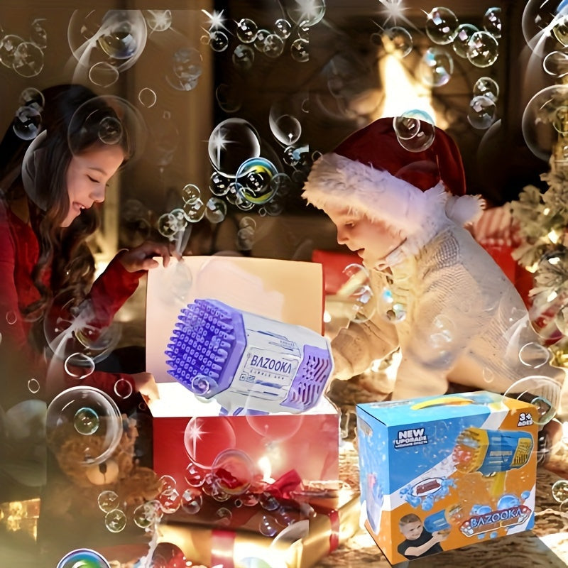 Pistolet à Bulles Bazooka - Jouet Interactif avec Grandes Bulles - Parfait pour Fêtes, Jeux Extérieurs, Halloween & Noël King of Toys