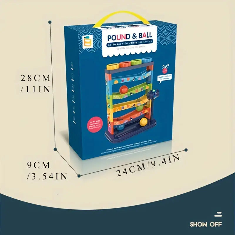Hammer Game Ball Track with Rolling Balls l From 1 Year Speelgoed Koning