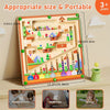 Labyrinthe Magnétique Couleurs & Chiffres – Jouet Montessori Bois 3 Ans et +