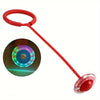 Balle de Corde à Sauter LED - Jouet Sport Extérieur pour Entraînement à la Réaction et à la Vitesse, Plastique Durable en Rose/Rouge/Bleu/Jaune King of Toys