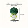 Peluche Brocoli Crocheté à la Main | Décoration de Noël et Cadeau Festif avec Carte Positive King of Toys