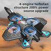 Drone avec Batterie Rechargeable - Quadcopter avec Contrôle d'Altitude - Jouet Télécommandé pour Intérieur/Extérieur - Idéal pour Noël, Halloween, Thanksgiving King of Toys